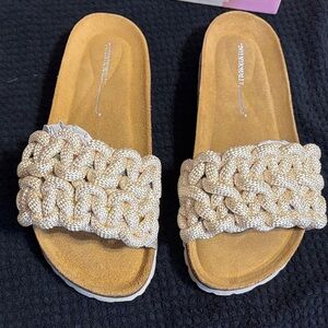 INTENTIONALLY BLANK Woven Sandals - Cream